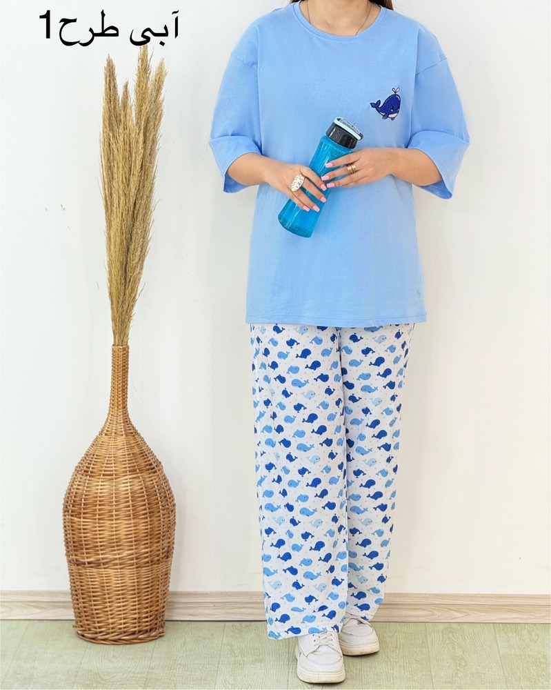 تیشرت شلوار طرحدار کد H925