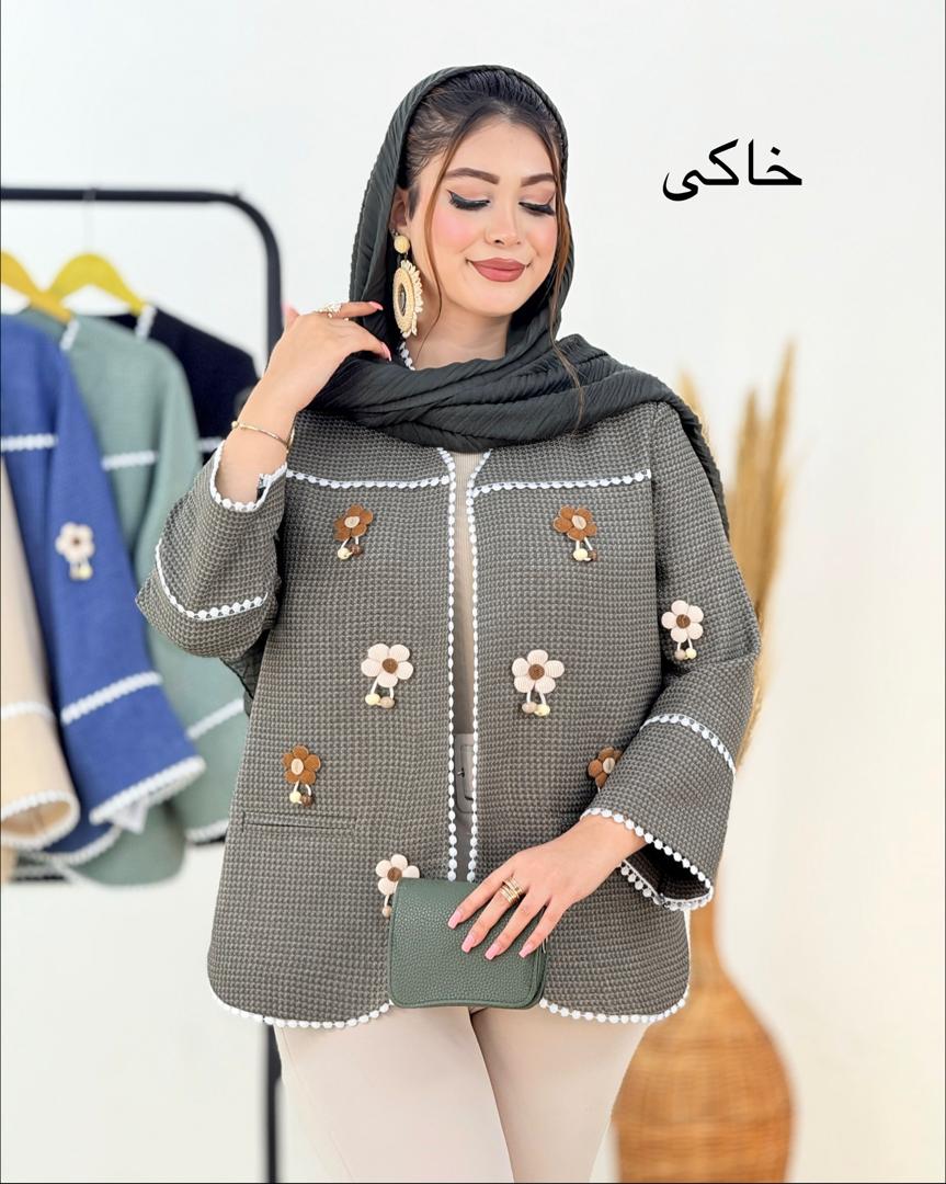 کت گلدار عدسی بیسکوئیتی کد i137