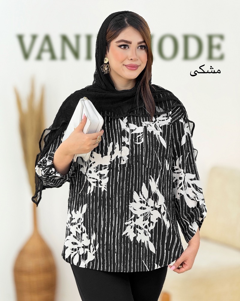 شومیز ینزی چاپی زنانه کد i007