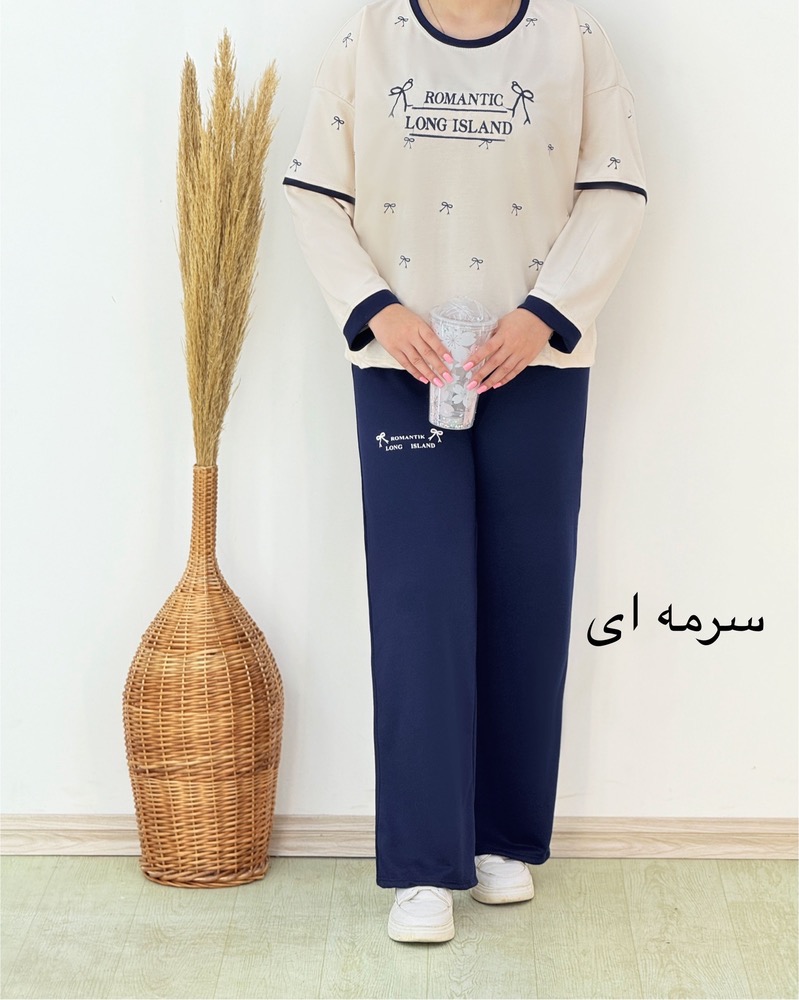 ست بلوز شلوار گلدوزی کد H892