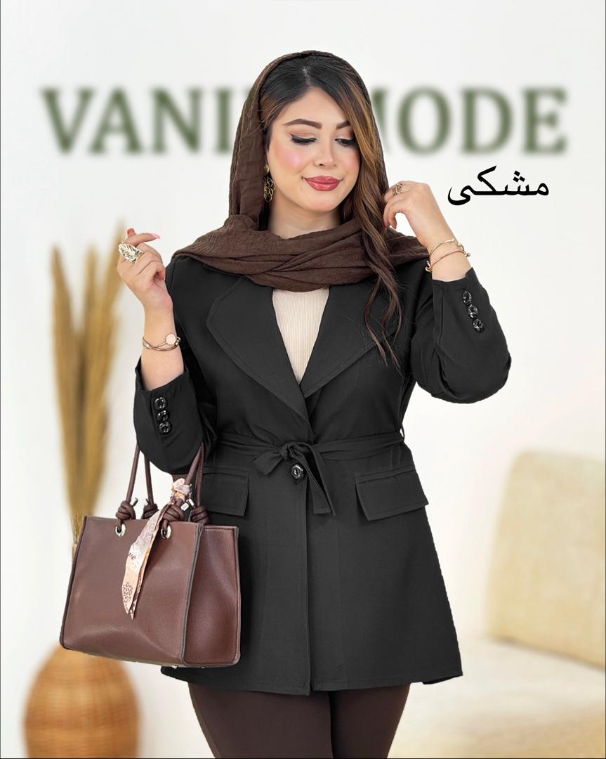 کت بز یاق زنانه دکمه دار کد i025