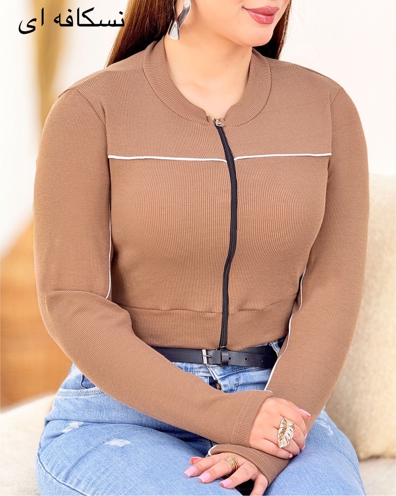 نیم تنه جلو زیپ کد h399