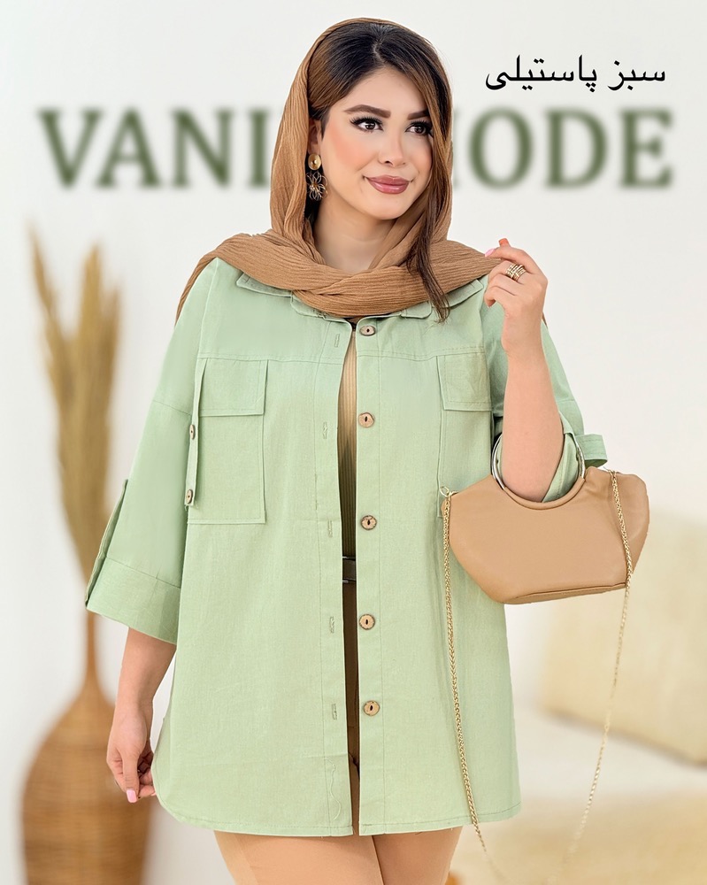 شومیز اسپرت آستین پاکتی کد g861