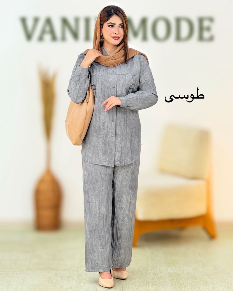 ست مانتو شلوار گازوئیلی کد h993