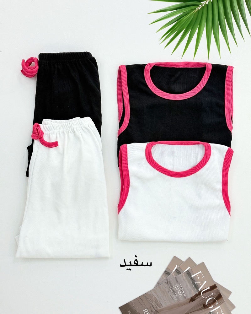 ست تاپ حلقه ای و شورتک پاپیون دار کد h89