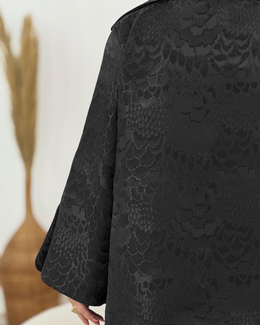 کت ژاکارد مجلسی کوتاه نواردوزی کد i071