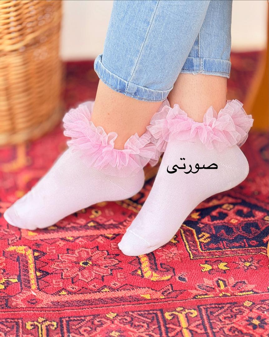 جوراب زنانه لبه تور کد h868