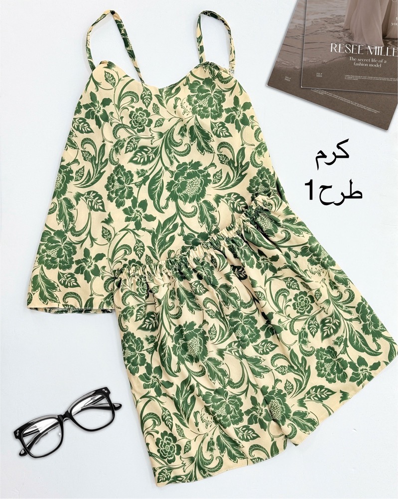 تاپ شلوارک چاپی کد h371