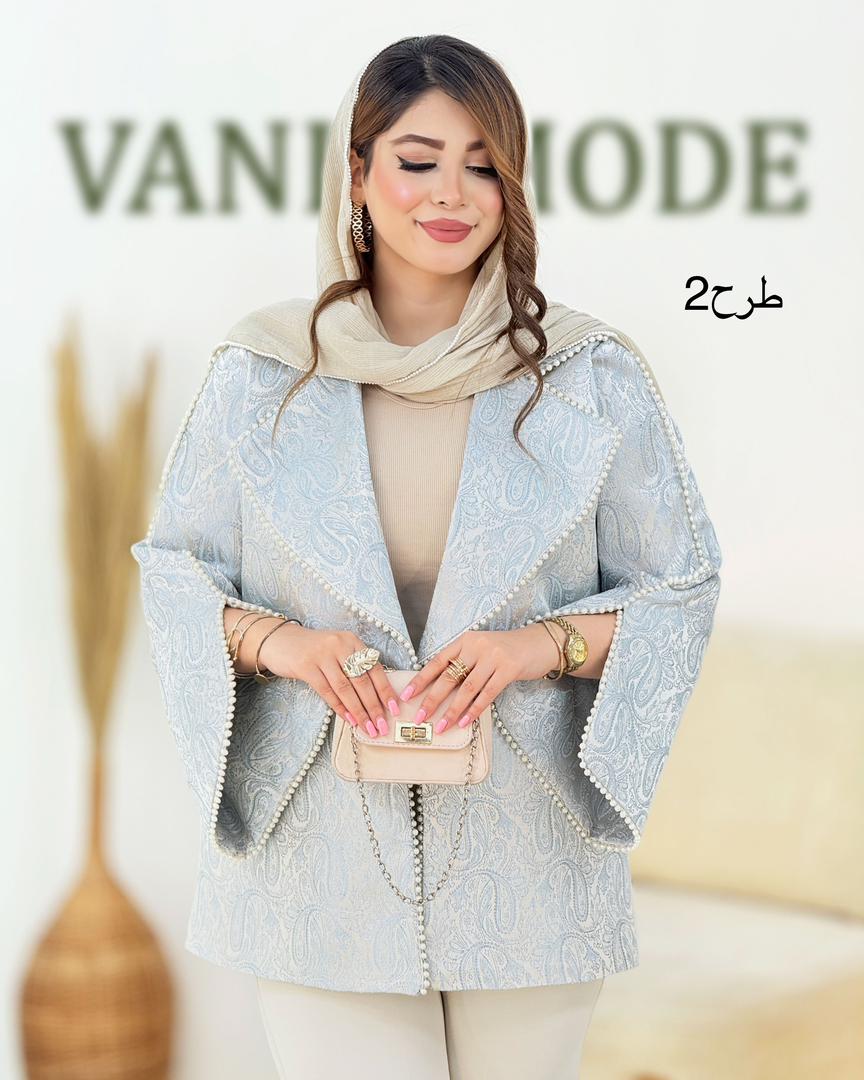 کت مجلسی سنگدوزی ژاکارد کد i032