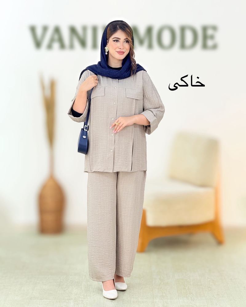 مانتو شلوار قواره بزرگ کد ‌h992