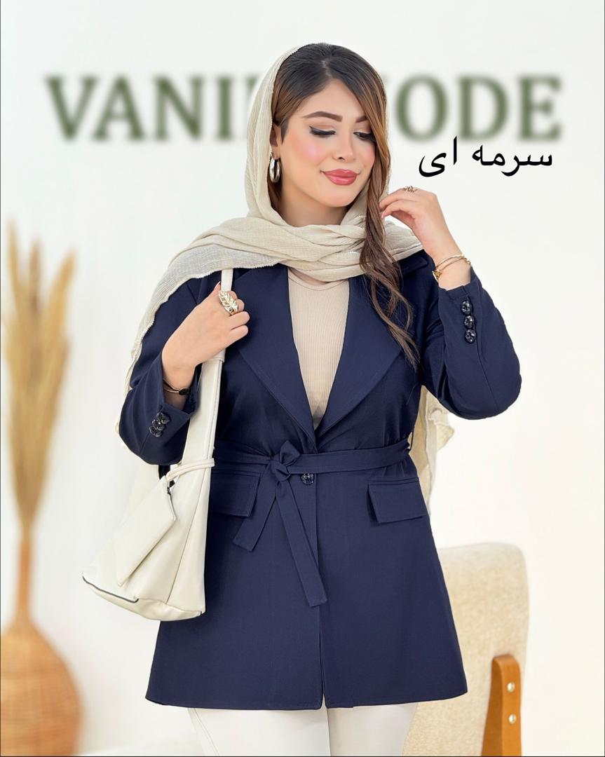 کت بز یاق زنانه دکمه دار کد i025