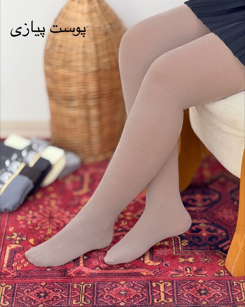 جوراب شلواری کبریتی مدل لمه کد i185