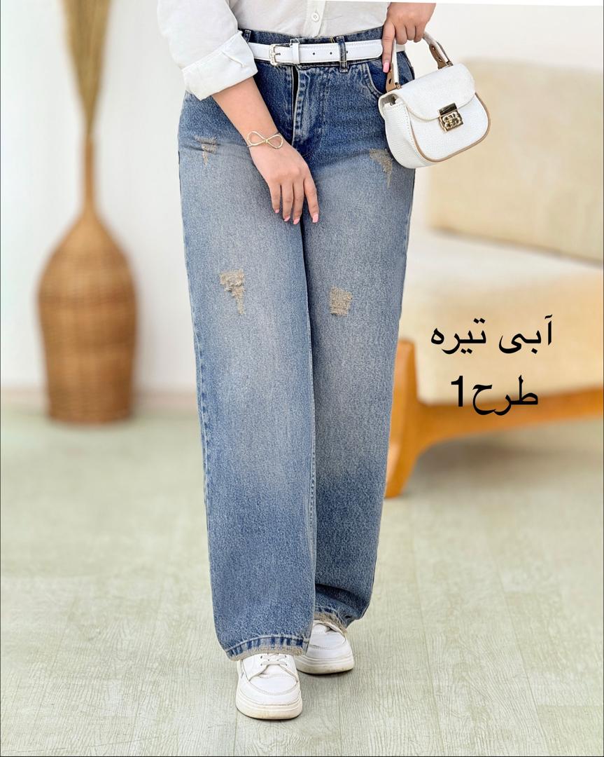 شلوار نیم بگ جین سنگشور کد i087