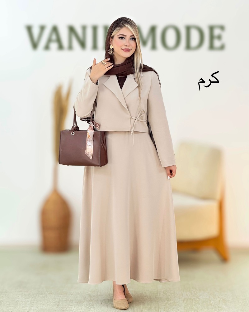 کت دامن مازراتی بند دار کد i265