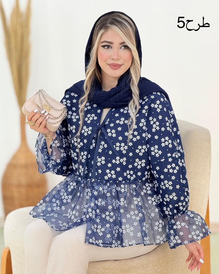 شومیز عروسکی گیپور آستردار کد i155
