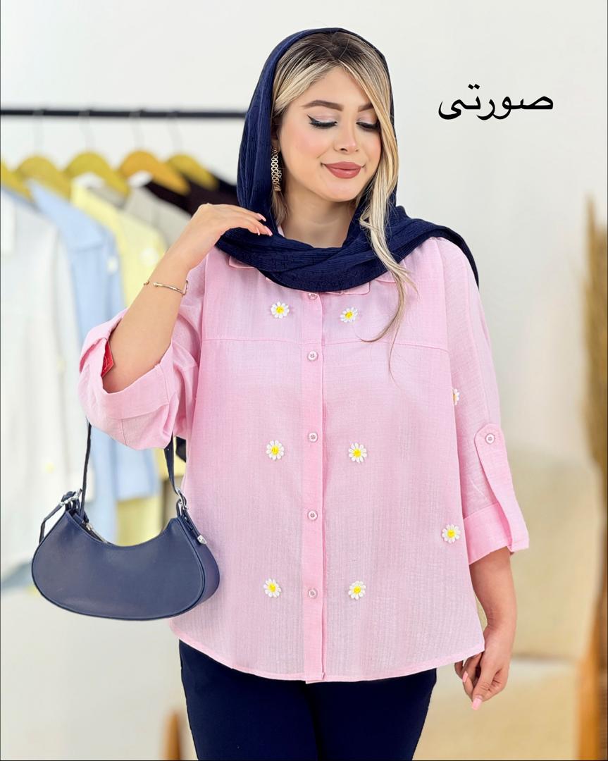 مانتو لینن اسلپ کوتاه کد i140