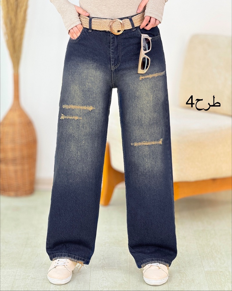 شلوار نیم بگ زاپدار کد i286