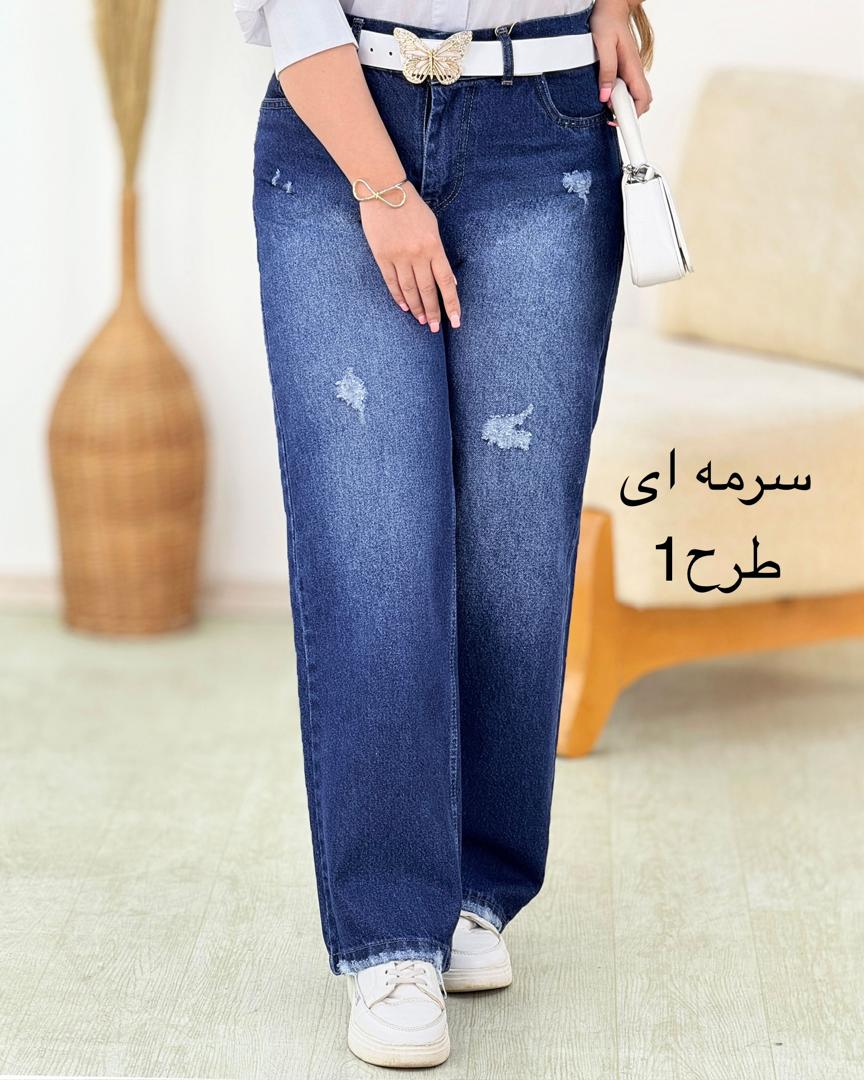 شلوار نیم بگ جین سنگشور کد i087