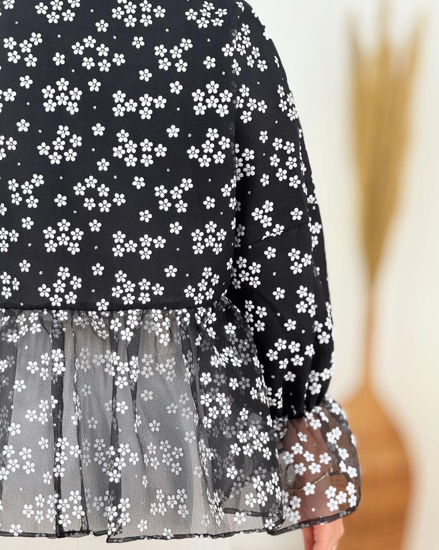 شومیز عروسکی گیپور آستردار کد i155