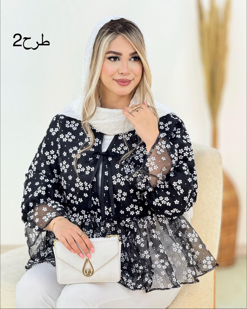 شومیز عروسکی گیپور آستردار کد i155