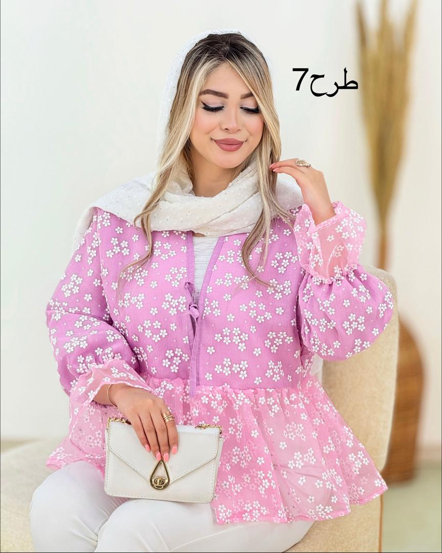شومیز عروسکی گیپور آستردار کد i155