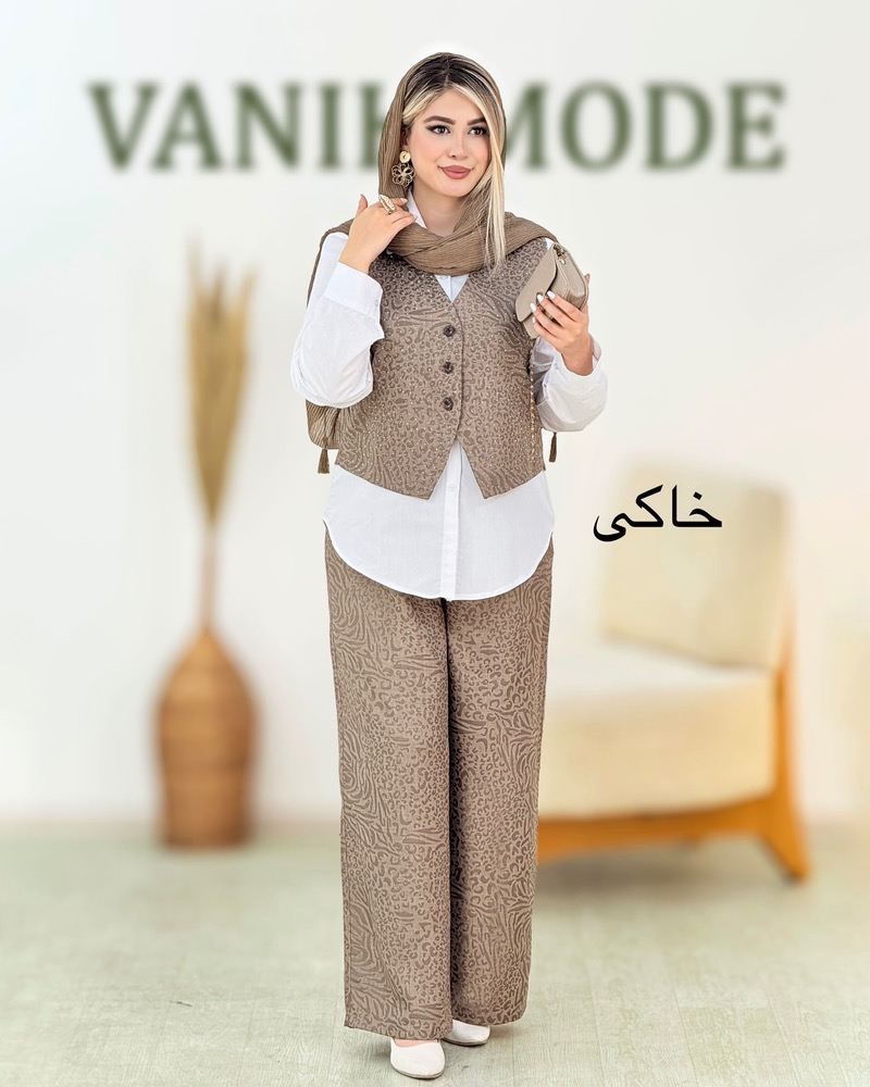 شومیز شلوار جلیقه کد i166