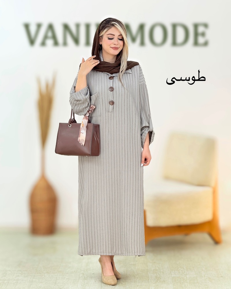 کفتان مراکشی دکمه دار کد g813