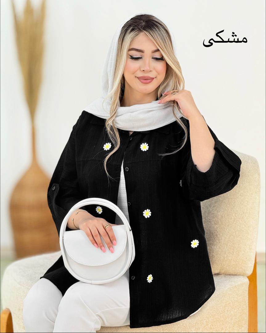 مانتو لینن اسلپ کوتاه کد i140