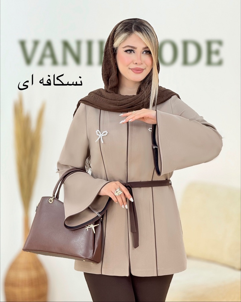 کت مازراتی مغزی دوزی بنددار کد i266