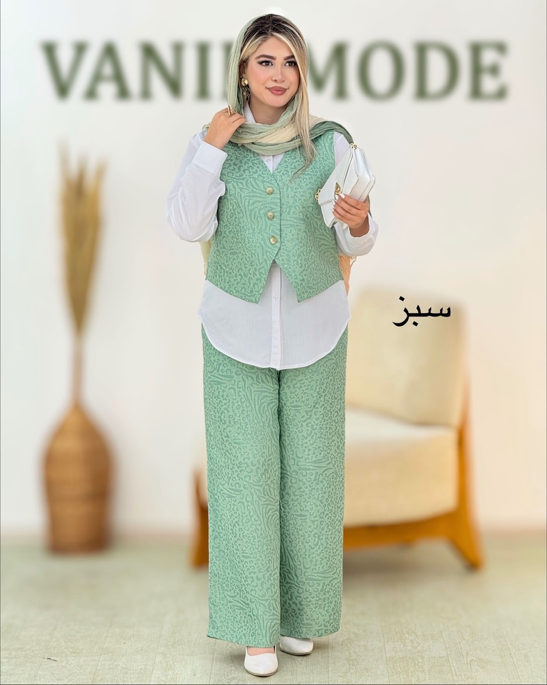 شومیز شلوار جلیقه کد i166