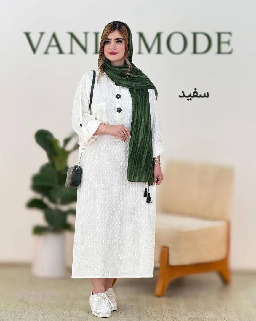 کفتان مراکشی دکمه دار کد g813