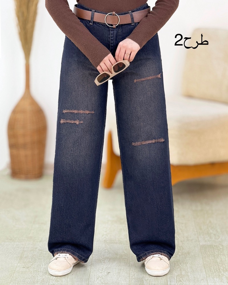 شلوار نیم بگ زاپدار کد i286