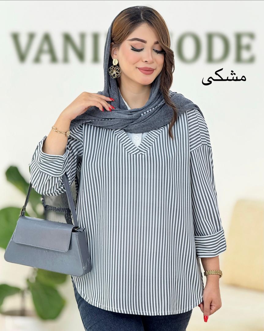 شومیز راه راه کد g820