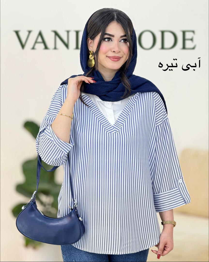 شومیز راه راه کد g820