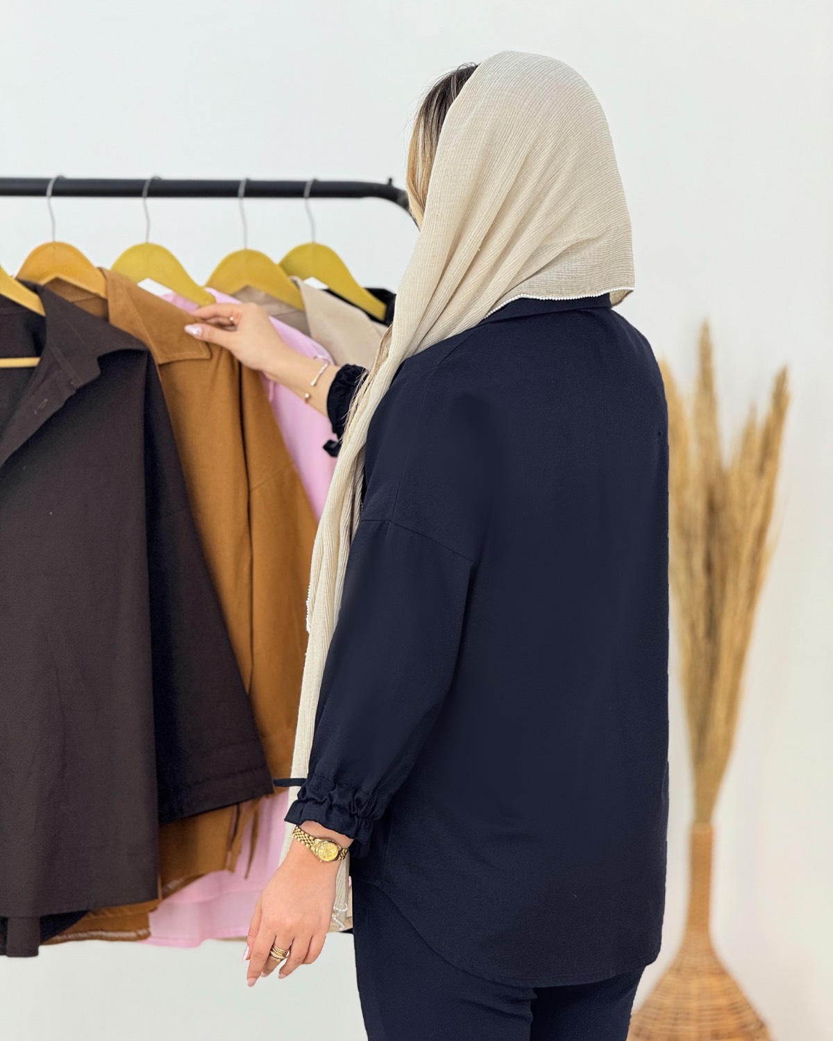 شومیز آستین بندی کد i352