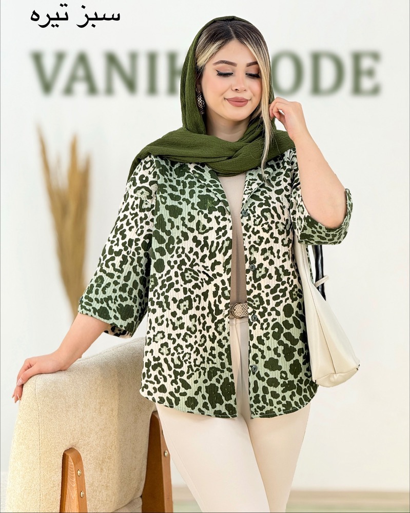 شومیز پلنگی کراش کد i354