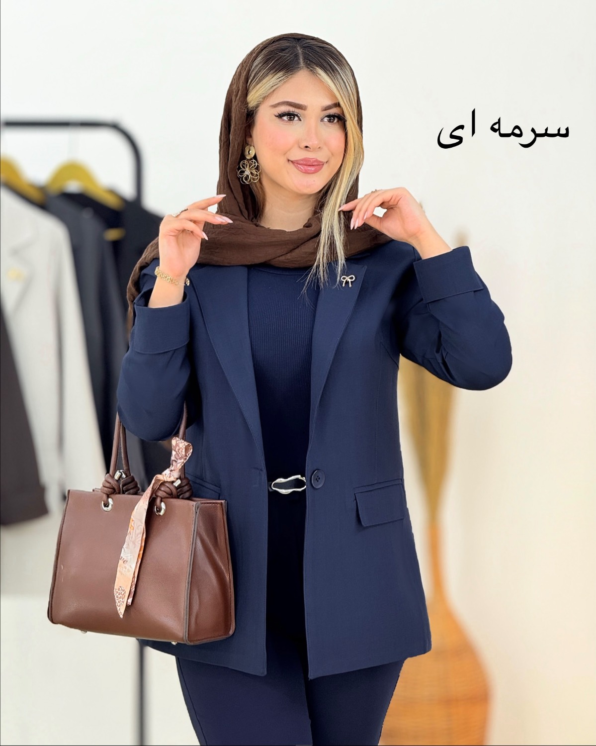 کت یقه پاپیون بزایاق کد i313