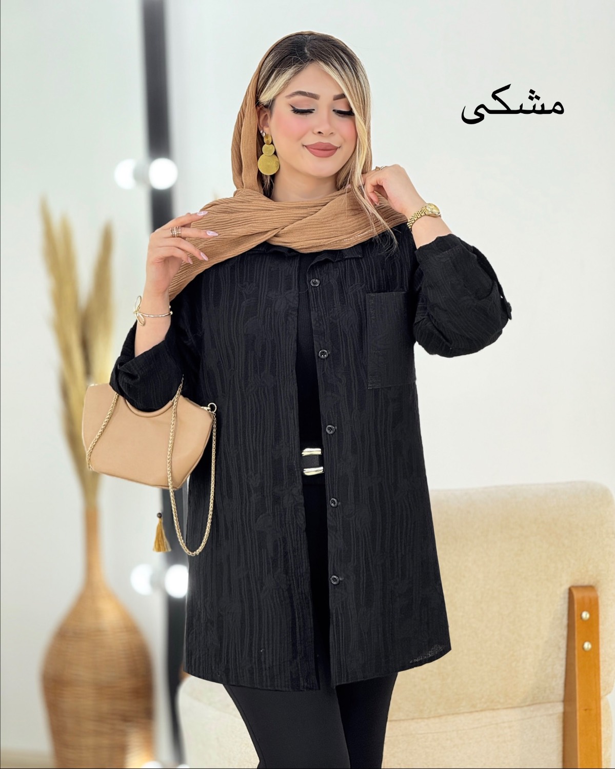 شومیز گل برجسته شانتون کد i353