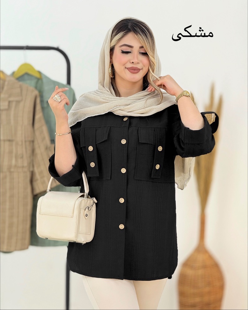 شومیز صلیبی کوک‌دوزی کد i343