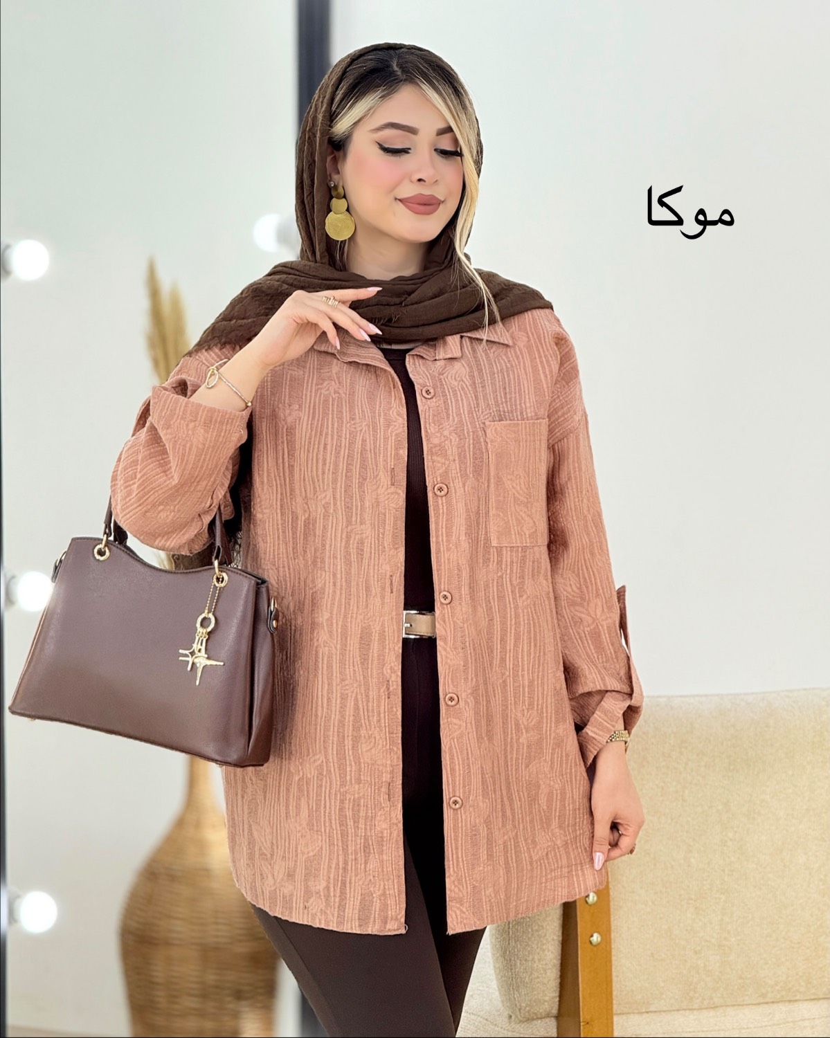 شومیز گل برجسته شانتون کد i353