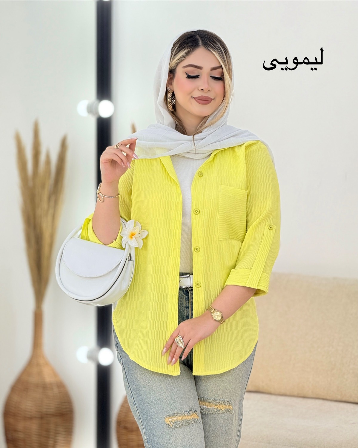 شومیز ینزی تک جیب رنگی کد i351
