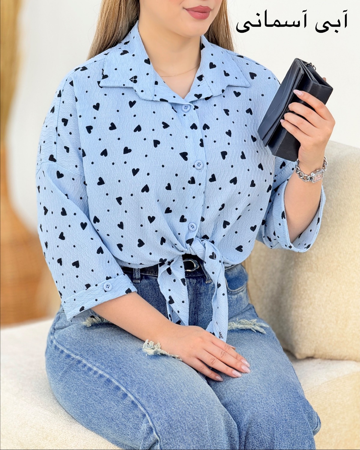 شومیز ینزی گره ای کد i310
