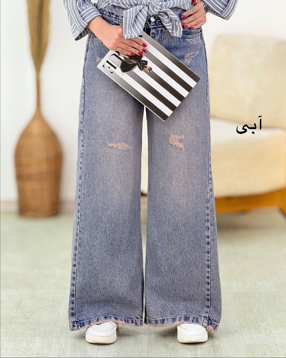 شلوار شافل زاپدار سنگشور کد i331