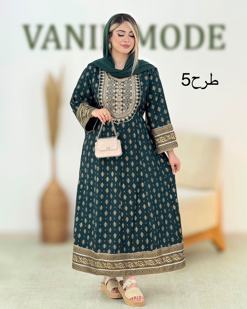 پیراهن سوزن‌دوزی هندی کد i304