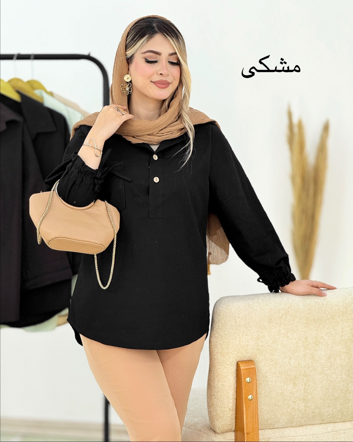 شومیز آستین بندی کد i352