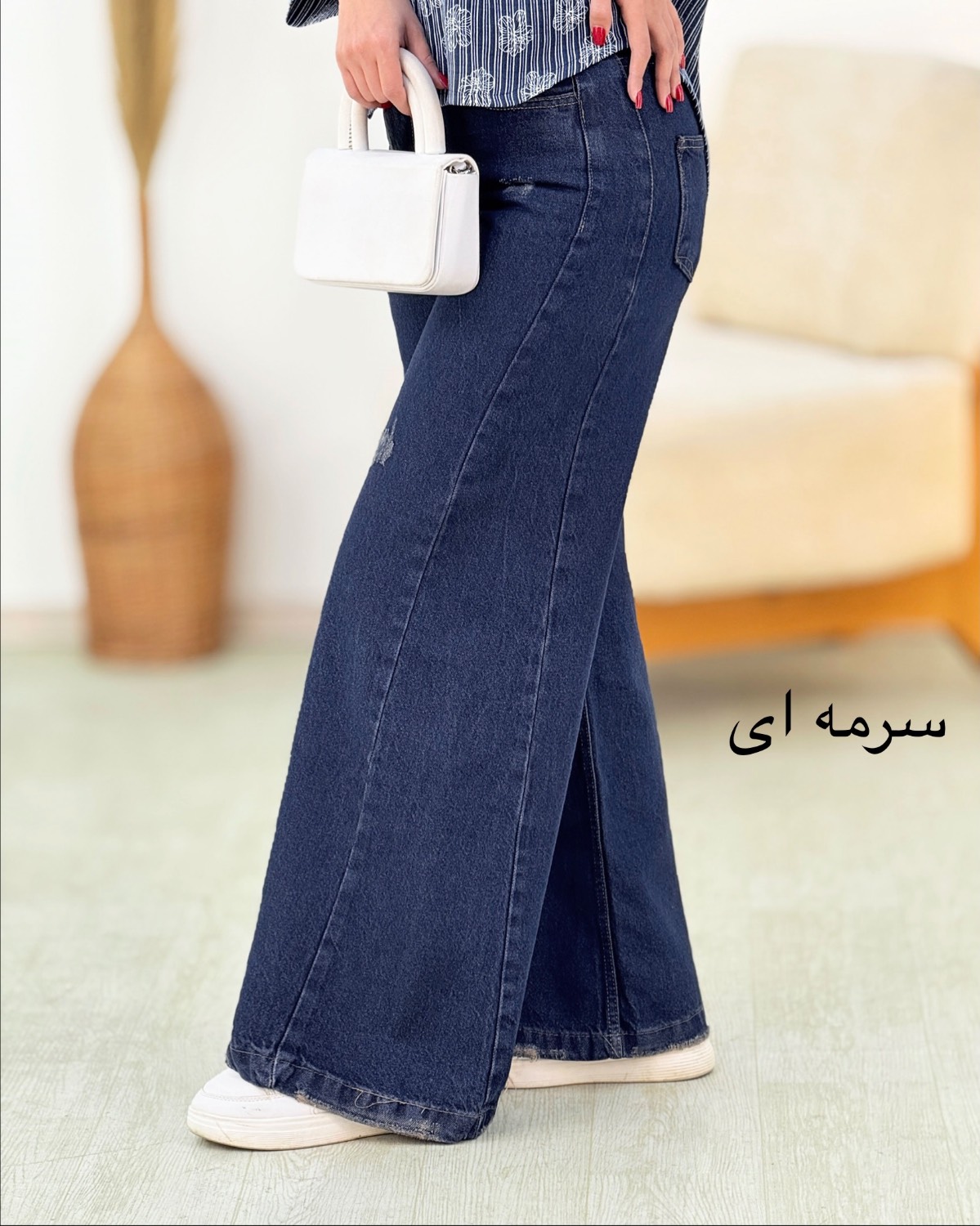 شلوار شافل زاپدار سنگشور کد i331
