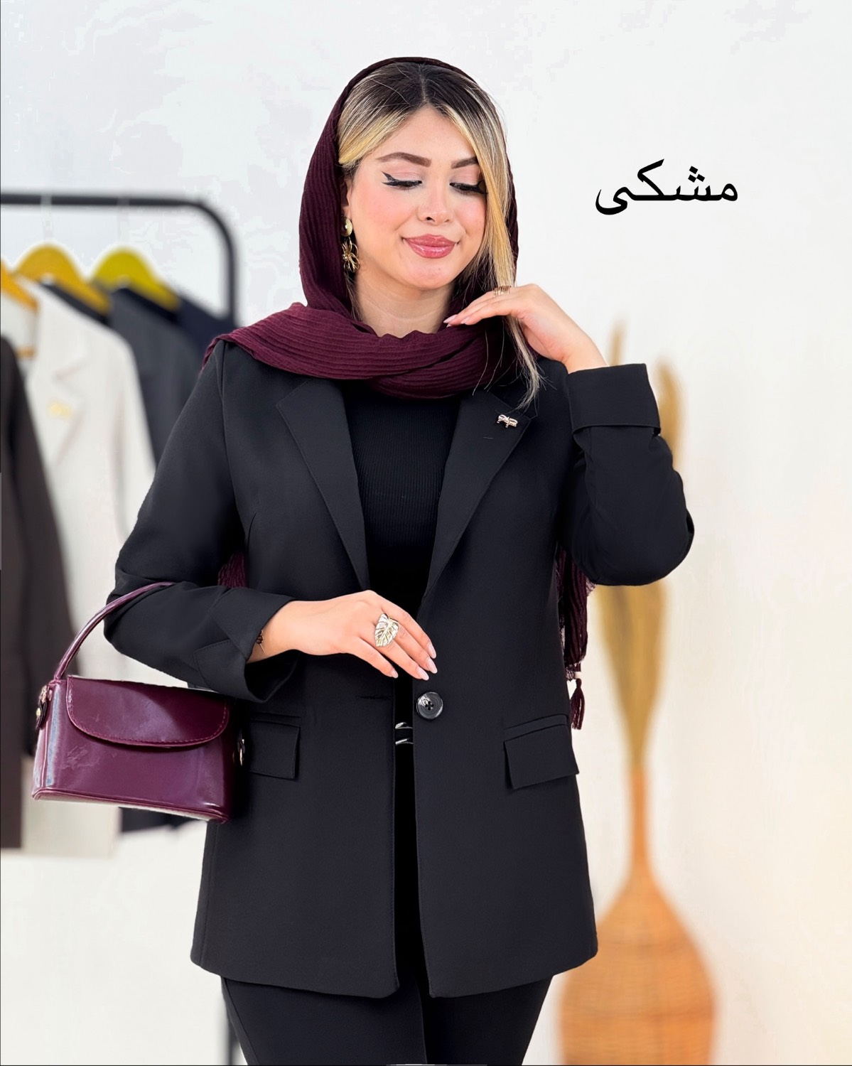 کت یقه پاپیون بزایاق کد i313