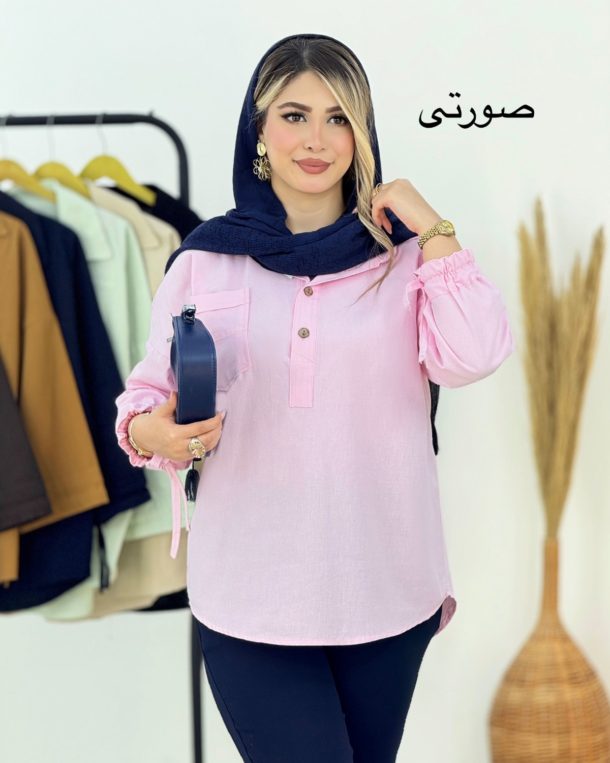 شومیز آستین بندی کد i352