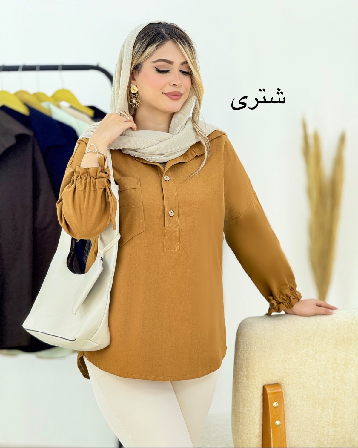 شومیز آستین بندی کد i352