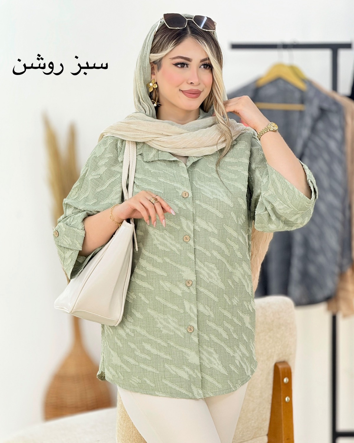 مانتو کسمه پاگون‌دار کد i500
